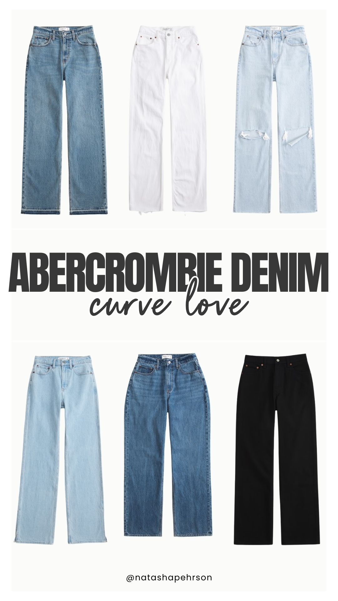 Abercrombie Curve Love Denim! 

 #LTKgrwm #LTKootd #LTKU