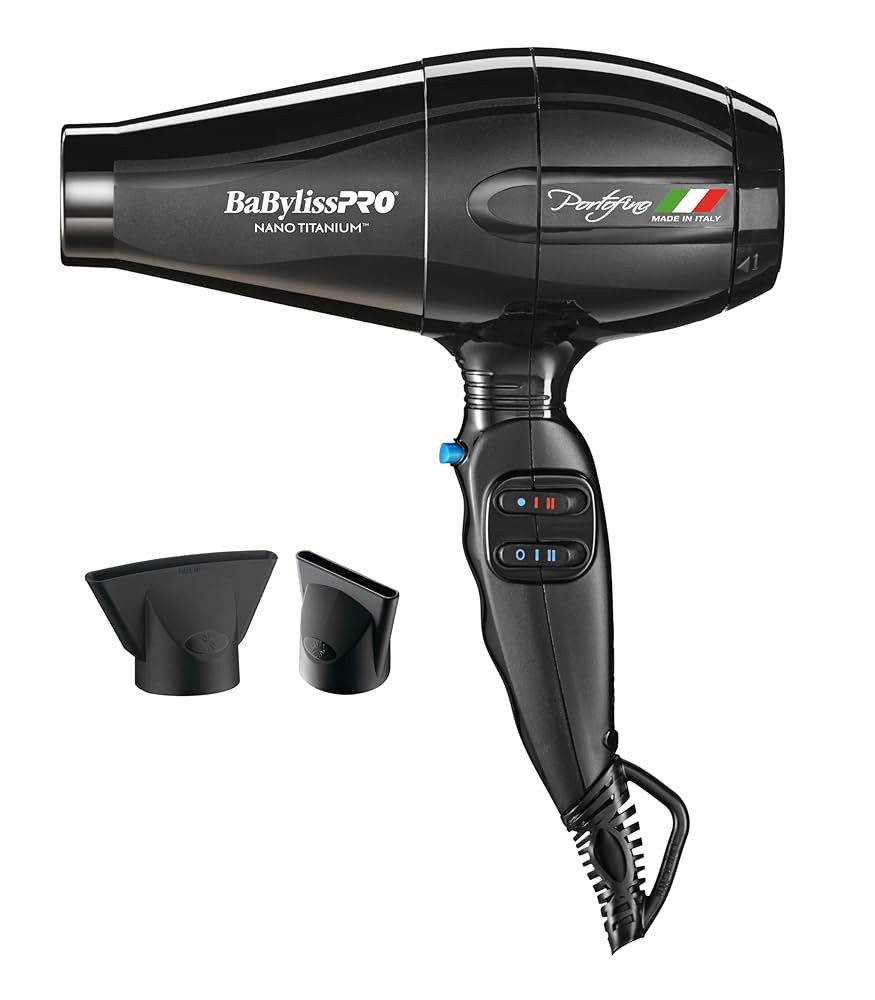BaBylissPRO Nano Titanium Italian Portofino Hair Dryer - Professional 2000 Watt Blow Dryer | Amazon (US)