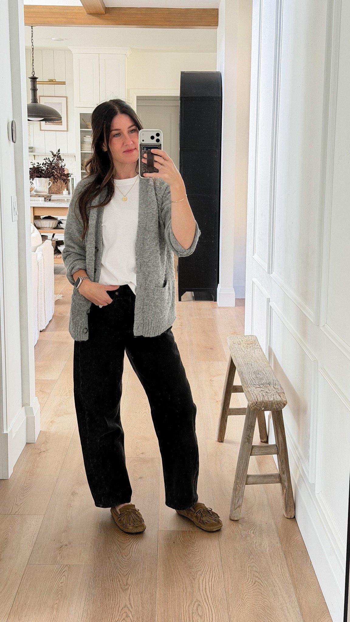 I recently discovered Abercrombie barrel leg jeans, and I am quite literally obsessed. Just ordered two more washes denim color and then also the dark brown. 20 to 40% off sight way during their Labor Day sale and you can stack my code too! SHOPMYAF

@abercrombie, AF, jeans, denim, barrel, OOTD, mom, life, weekend look, casual, moccasin, sweater, cardigan, tee, basics, fashion, fall fashion, back to school ￼

#LTKSaleAlert #LTKootd #LTKmomlife