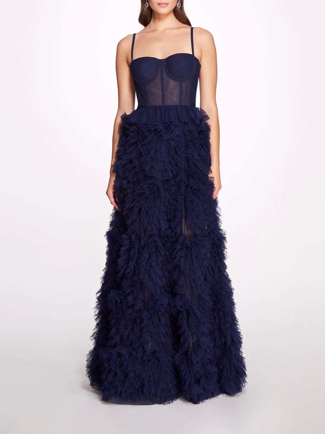 Marchesa Notte Bustier Gown | Verishop