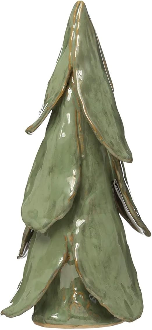 Creative Co-Op Handmade Stoneware Tree, Mint, Reactive Glaze Finish | Amazon (US)