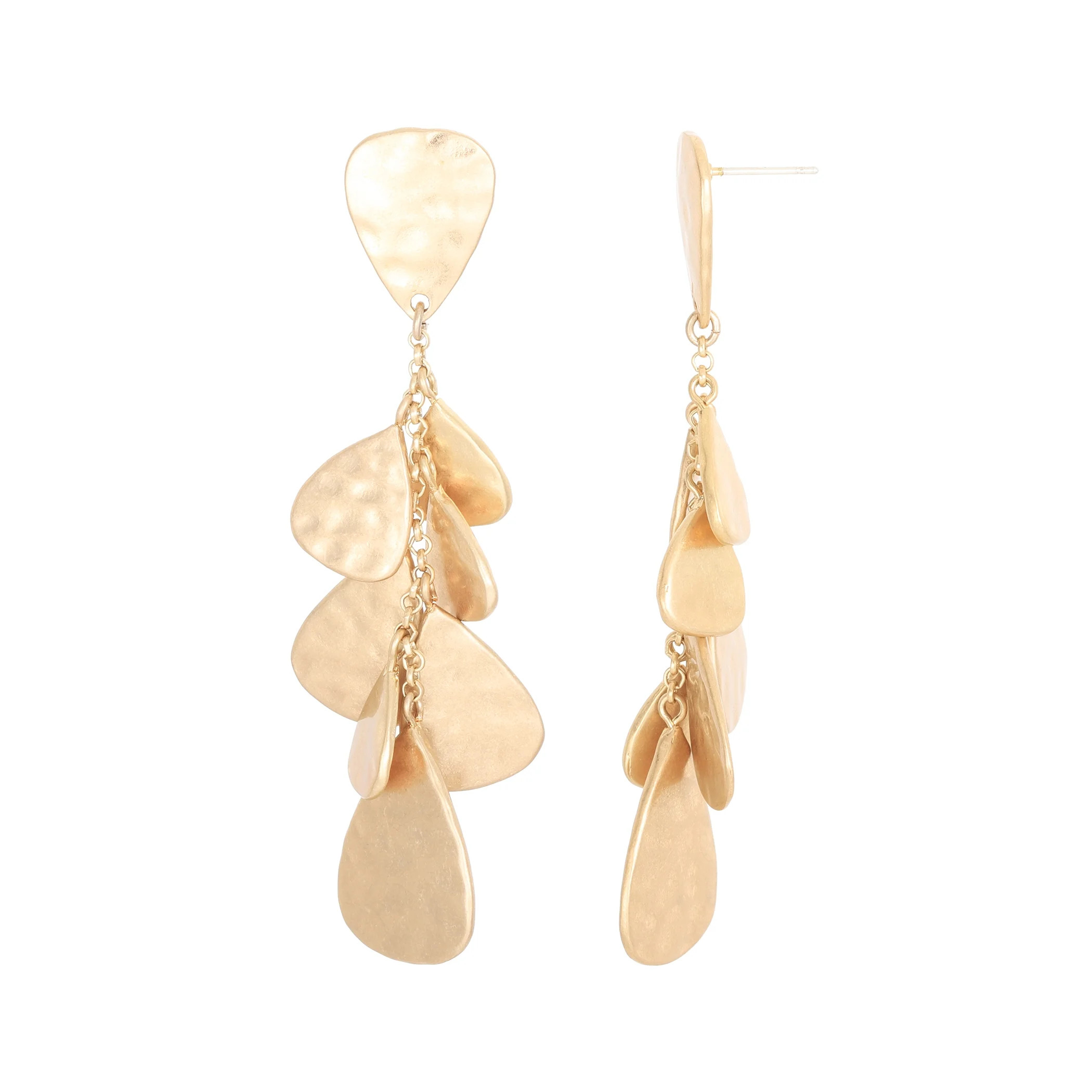 Bella Uno Women's Drop Statement Earrings | Walmart (US)