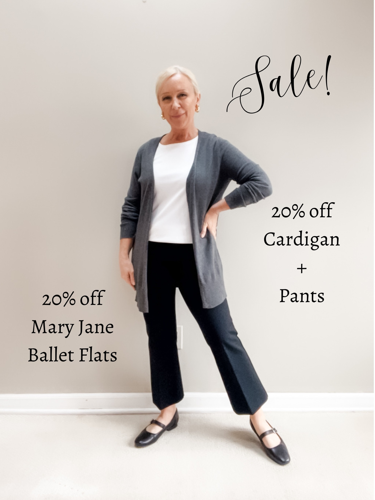 “I have NOTHING to wear…” = white blouse + black jeans + gray cardigan

Minimalist / neutral / effortless style / European Style

#LTKover40 #LTKCyberWeek #LTKsalealert