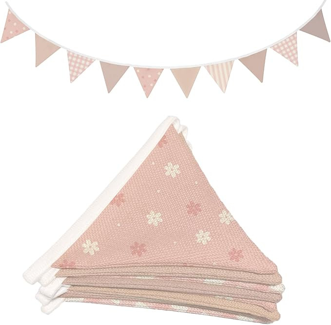 Lacama Nursery Decor Nursery Wall Decor Wildflower Pennant Banner Flags, Girls Room Decor, Boho F... | Amazon (US)