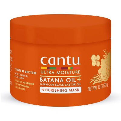 Cantu Ultra Moisture Nourishing Mask with Batana Oil + Jamaican Black Castor Oil - 10oz: Deep Hydration, Coily & Curly Hair, Hair Treatment | Target