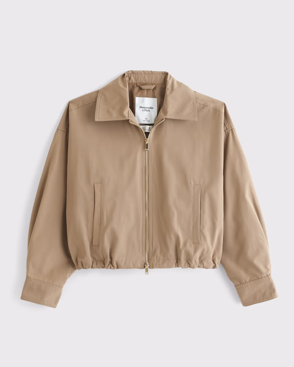 Cinched Double-Zip Jacket | Abercrombie & Fitch (US)