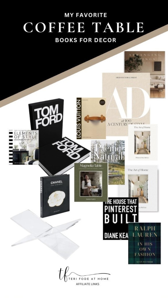 Coffee table books, coffee table styling, black and white books

#LTKHome