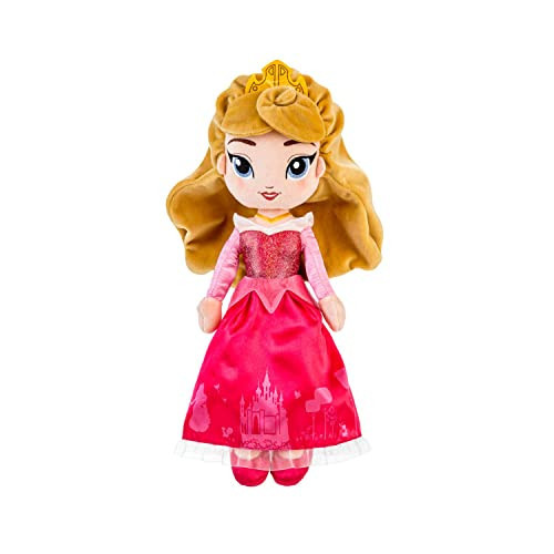 Disney Store Official Princess Plush Doll, Aurora from Sleeping Beauty, Medium 14 Inches, Soft Plushy with Embroidered Features, Princess Toys for Girls, Disney Dolls, Stuffed Animals for Girls | Amazon (US)