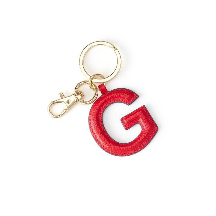 Mark & Graham x Pencil & Paper Co. Leather Initial Keychain | Mark and Graham