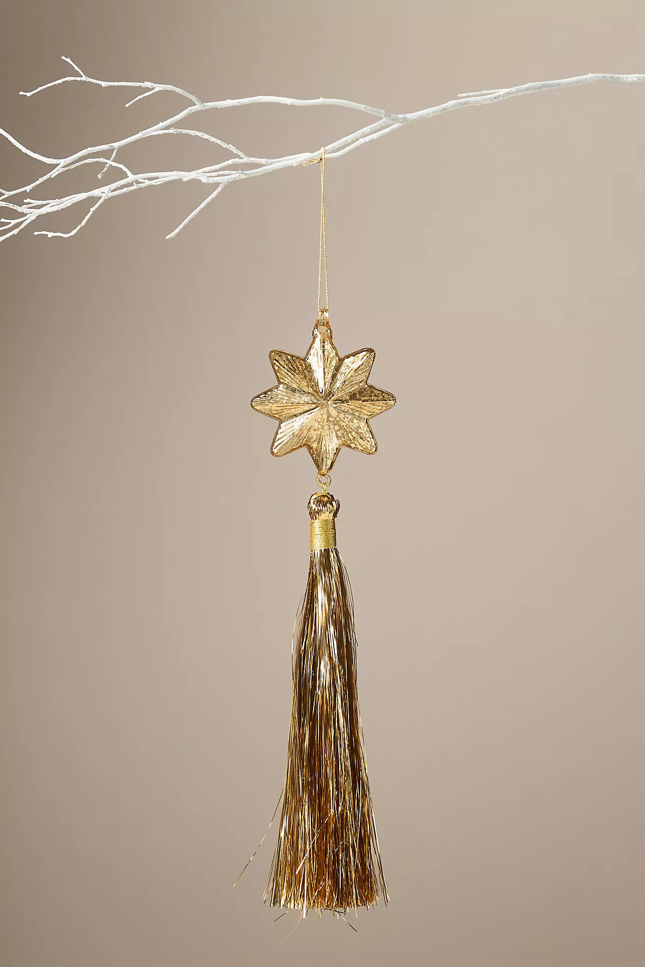 Shooting Star Glass Tinsel Ornament | Anthropologie (US)