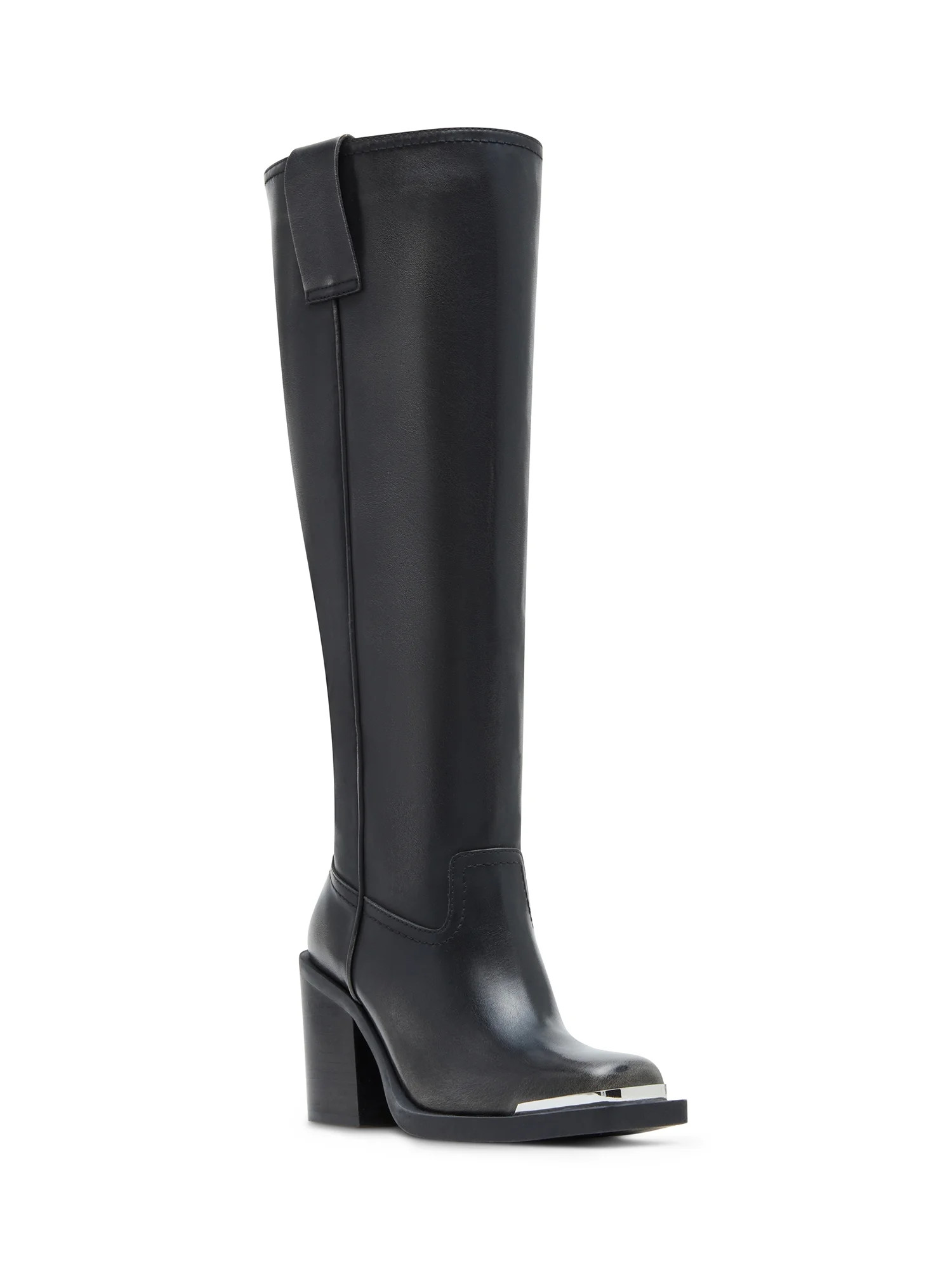 Madden Girl Women's Dollee Tall Western Boots with Toe Detail (Wide Calf Available) | Walmart (US)