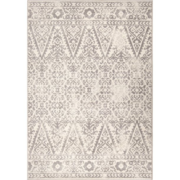 My Texas House Olympia, Grey, Outdoor Area Rug, 5'2" x 7'6" | Walmart (US)
