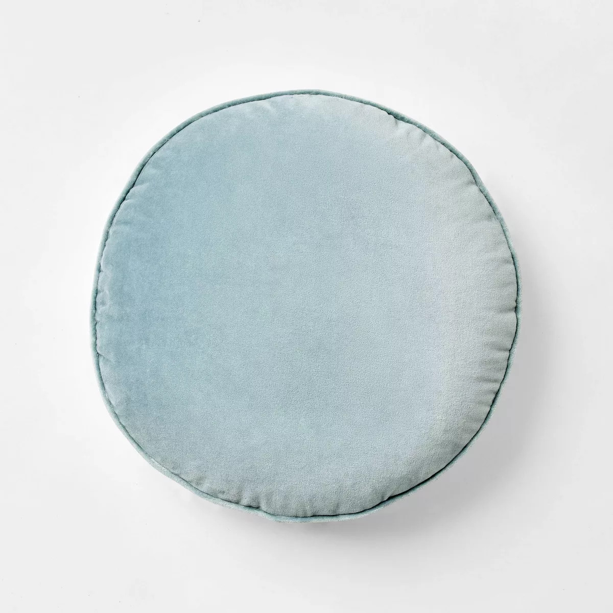 Round Velvet Throw Pillow Blue - Threshold™ designed with Studio McGee | Target