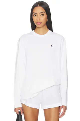 Polo Ralph Lauren Long Sleeve T-shirt in White from Revolve.com | Revolve Clothing (Global)