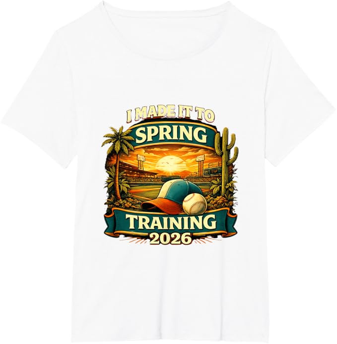 Spring Training I Made It to Baseball is Back 2026 T-Shirt | Amazon (US)
