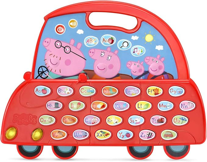 VTech Peppa Pig Learn and Go Alphabet Car, Red | Amazon (US)