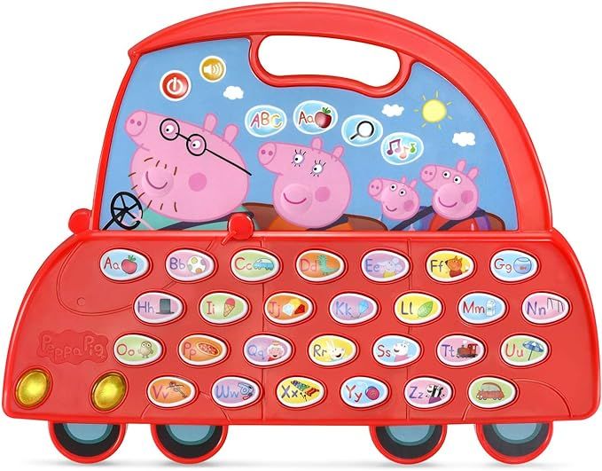VTech Peppa Pig Learn and Go Alphabet Car, Red | Amazon (US)