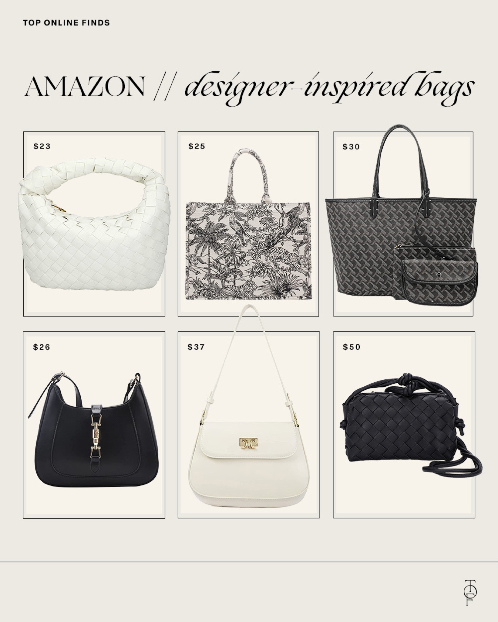 Designer sale inspired bags