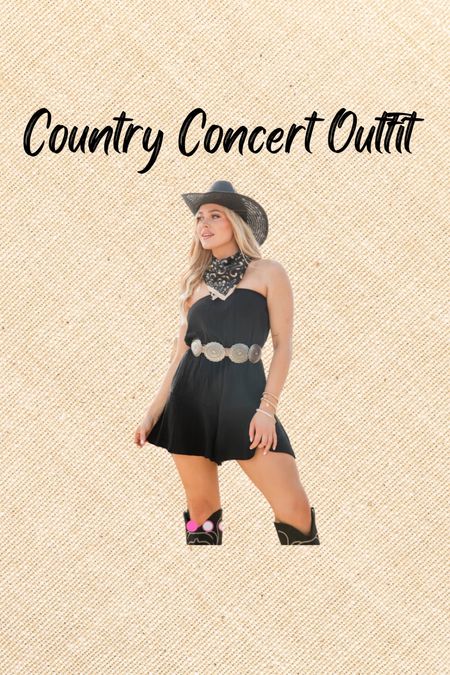 Country concert outfit 
Coastal cowgirl 
Western wear 
Festival outfit 
Romper 

#LTKSeasonal #LTKFindsUnder50 #LTKFestival