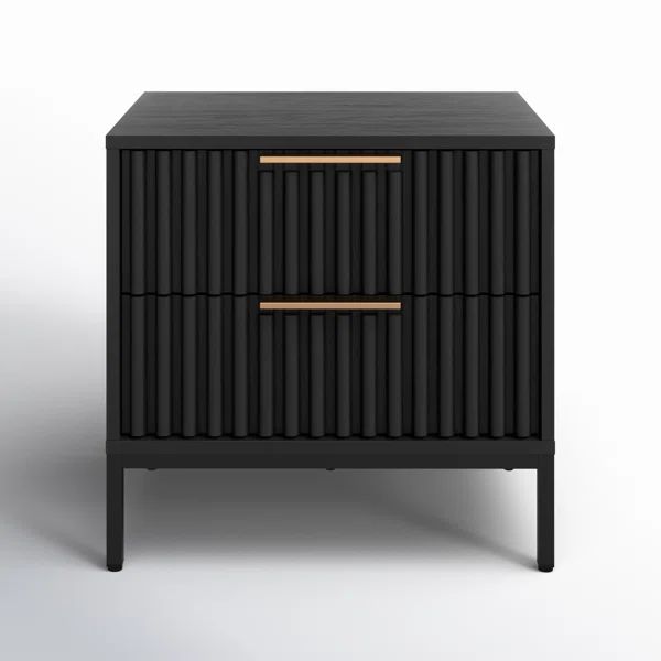 Burgess 2 - Drawer Nightstand | Wayfair North America