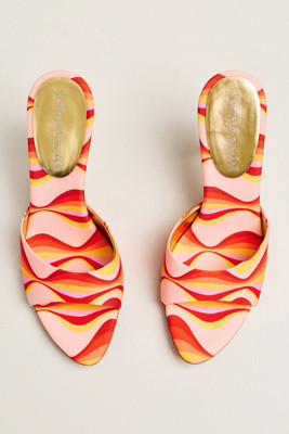 Jeffrey Campbell Agent Suede Mule Heels | Anthropologie (US)