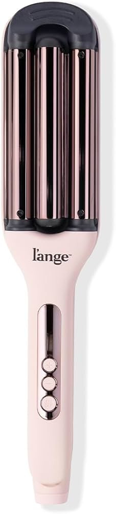 L'ANGE Hair Le Vogue Titanium Deep Waver Blush | | Titanium 3 Barrel Waving Tool | 10-Second Smar... | Amazon (US)