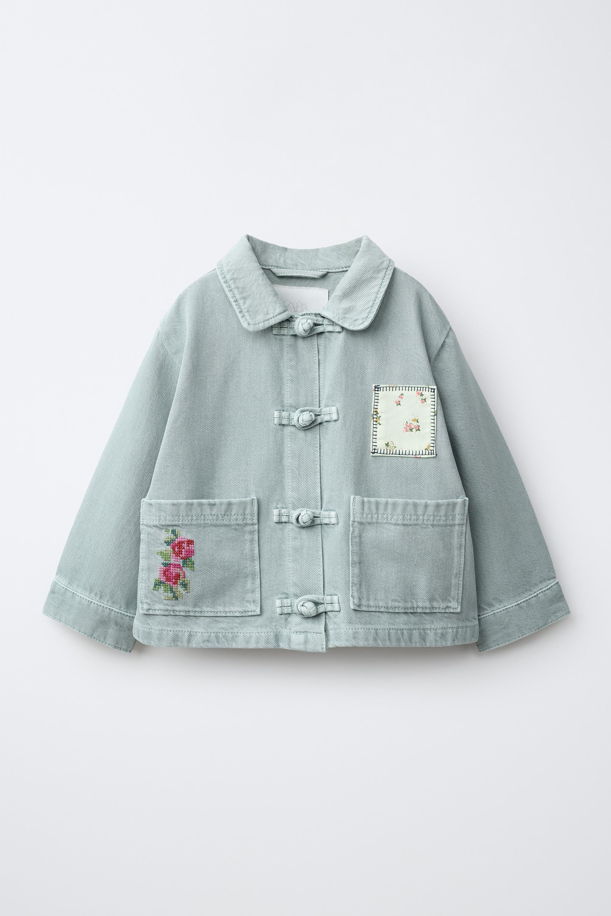 PATCHWORK TWILL JACKET | Zara US
