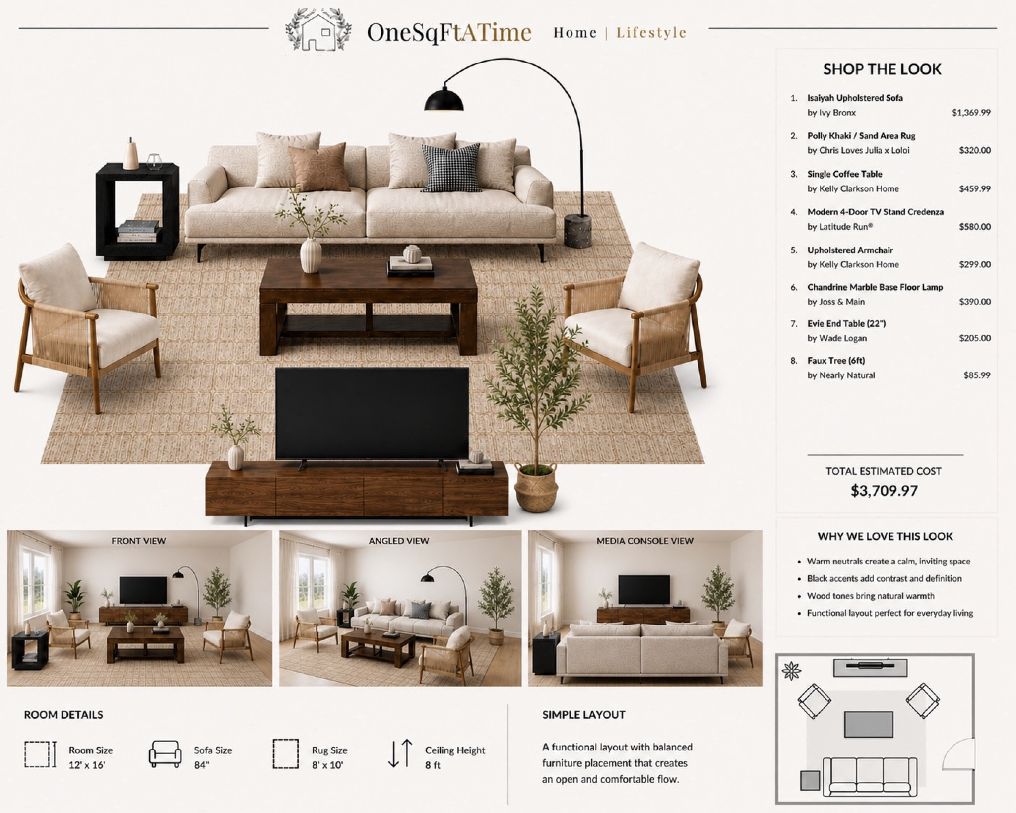 Comment “Living” and I’ll share everything linked in this space ✨

I’ve realized the spaces I love most aren’t the ones that try too hard 🤍

They’re layered slowly…
with pieces that feel warm, lived-in, and right for the home from @Wayfair  

This living room is exactly that —
soft textures, grounded tones, and a layout that actually works for everyday life.

Nothing loud, nothing overwhelming… just calm, balanced, and intentional.

Comment “Living” and I’ll share everything linked in this space ✨

#makingourhouseahome #neutralspaces #homeinspo #transitionalstyle #wayfaircreator warmneutrals livingroomdesign interiorstyling

#LTKHome