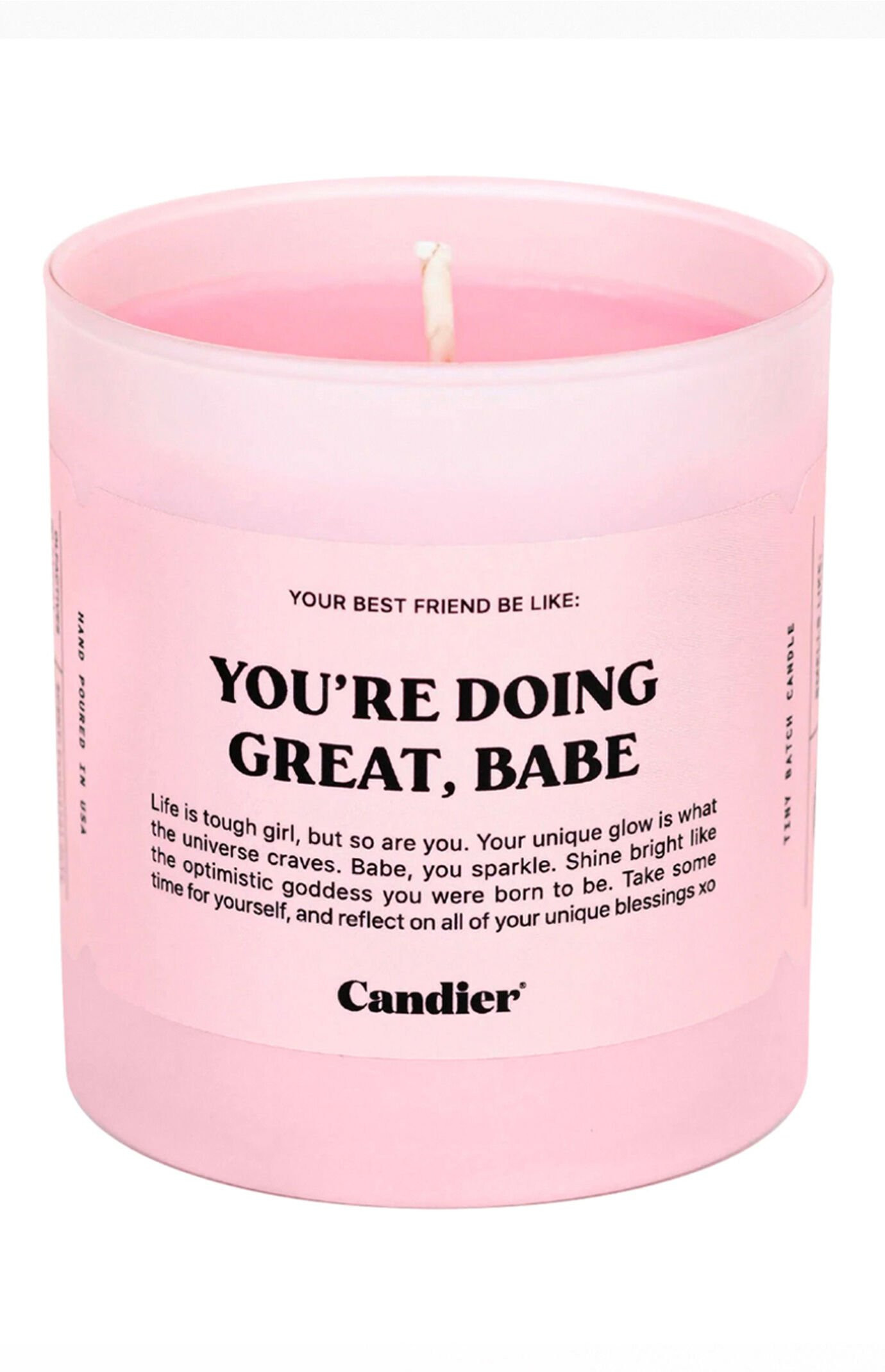 Candier You're Doing Great Candle in Pink | PacSun