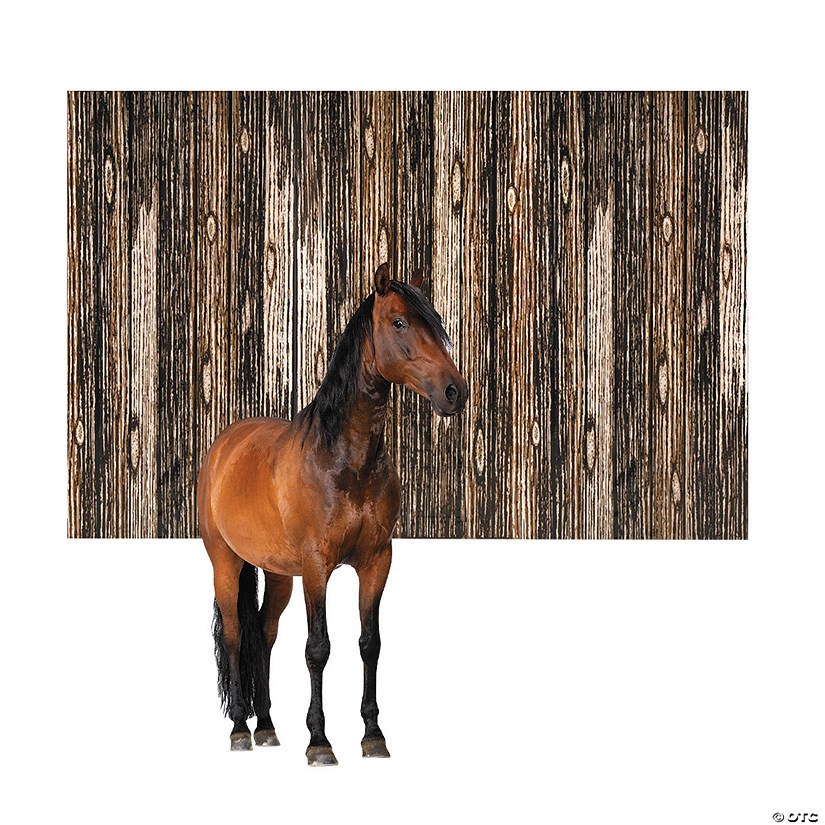 Horse Stand-Up & Fence Backdrop Party Decorating Kit – 10 Pc. | Oriental Trading Company