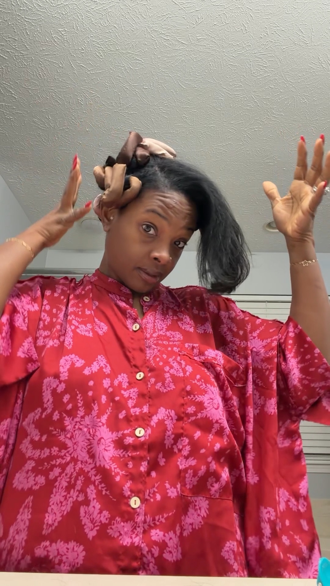 How I roll my hair with satin flex rods, plus my favorite pajamas that I think may have been discontinued. 😐 They run super oversized and I’m wearing a small  

#LTKgrwm #LTKdayinmylife #LTKselfcare