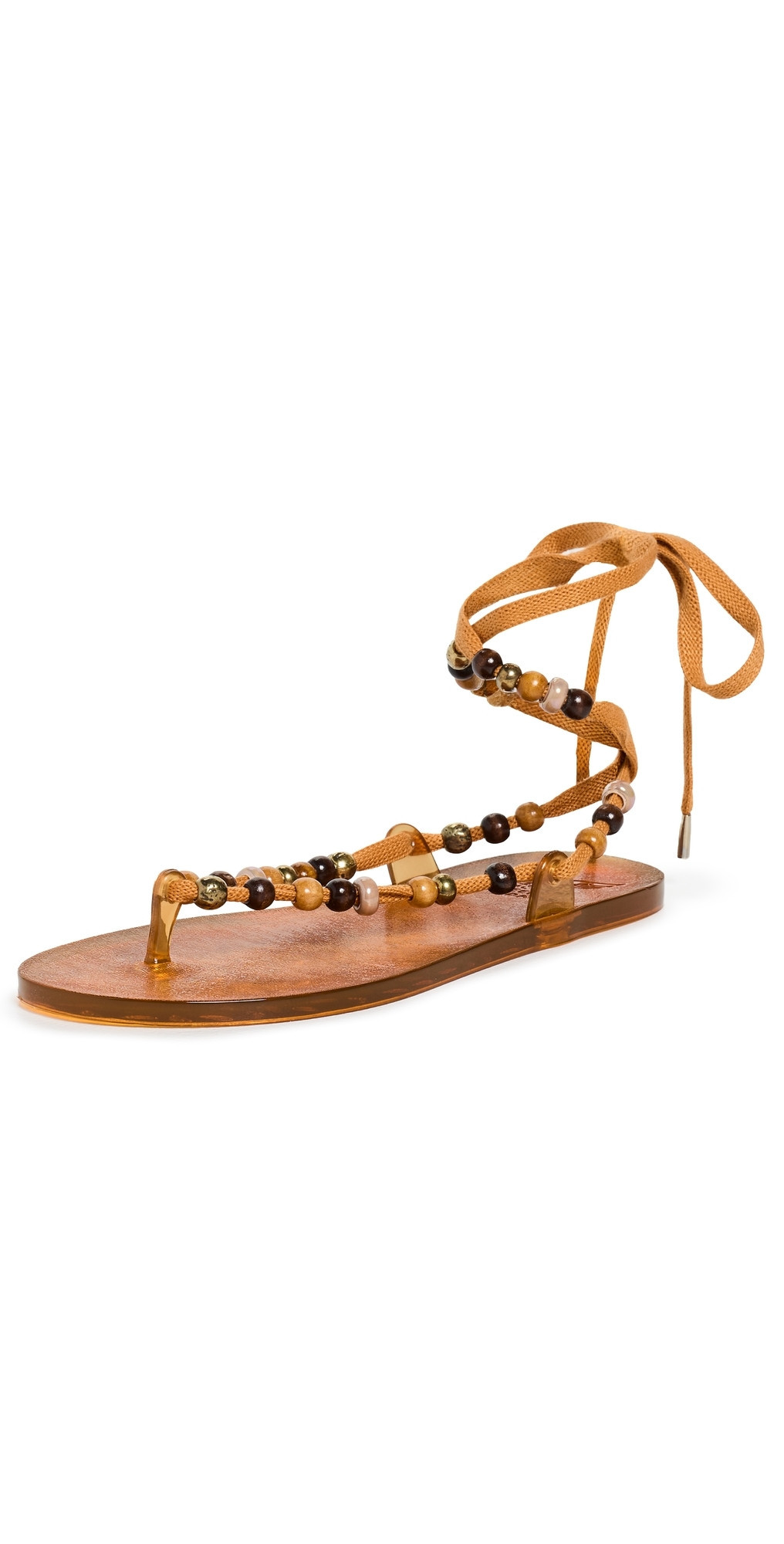 Ancient Greek Sandals Esther Bead Sandals Caramel 38 | Shopbop