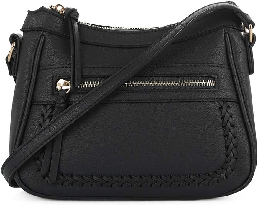 EMPERIA Elva Small Whipstitch Vegan Leather Crossbody Bags Shoulder Bag Purse Handbags for Women | Amazon (US)