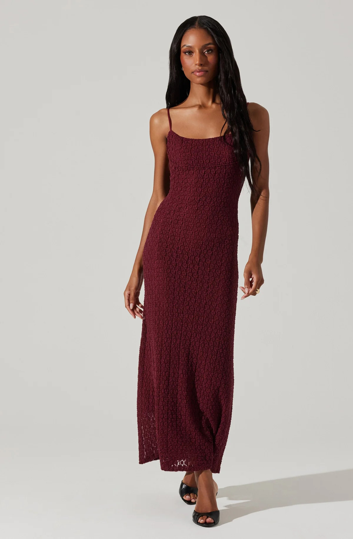 Renaisse Textured Maxi Dress | ASTR The Label (US)