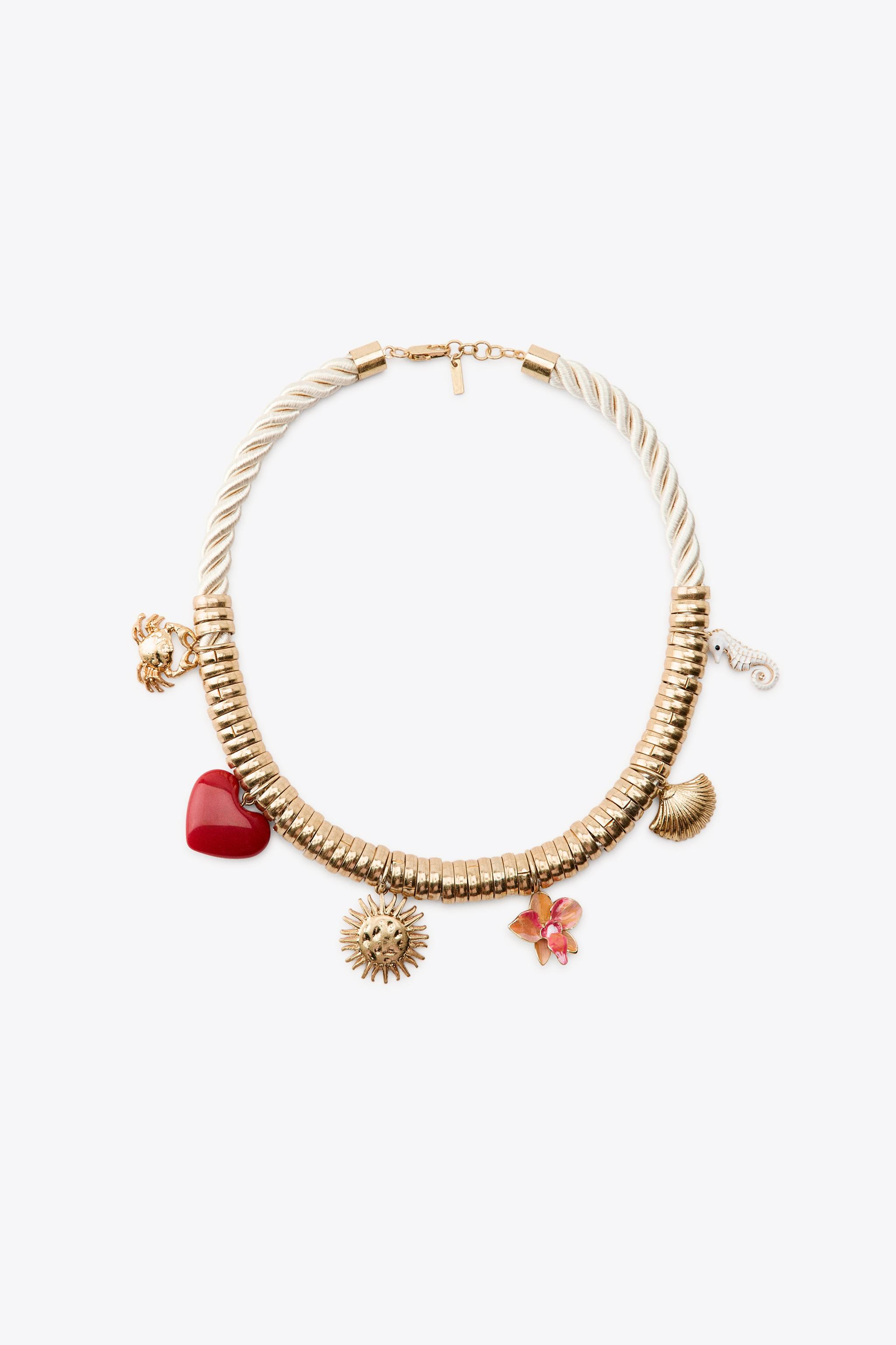 CHARM CORD NECKLACE | Zara US