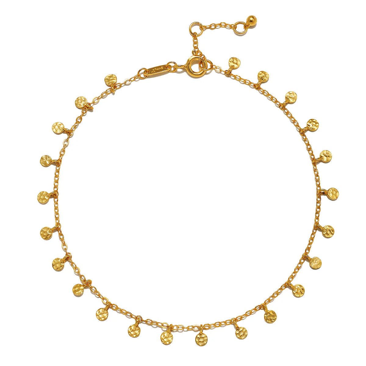 Walk with Joy Coin Chain Anklet | Satya Jewelry