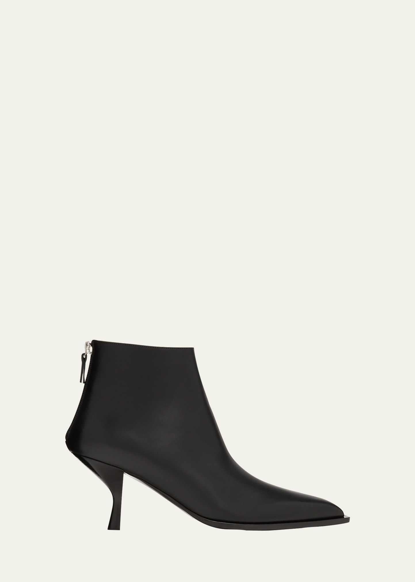 Coco Leather Zip Booties | Bergdorf Goodman