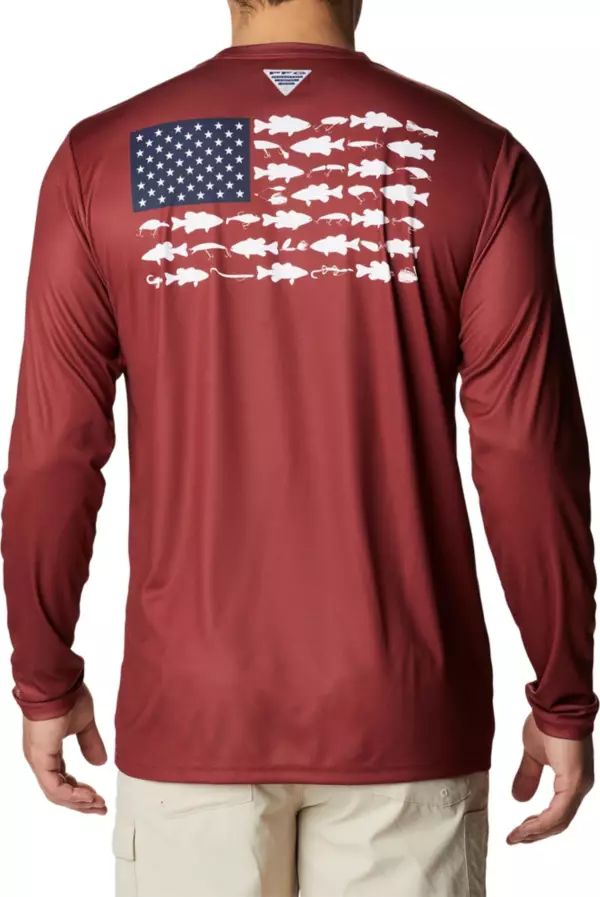 Columbia Men's Terminal Tackle PFG Fish Flag Long Sleeve Shirt | Dick's Sporting Goods | Dick's Sporting Goods