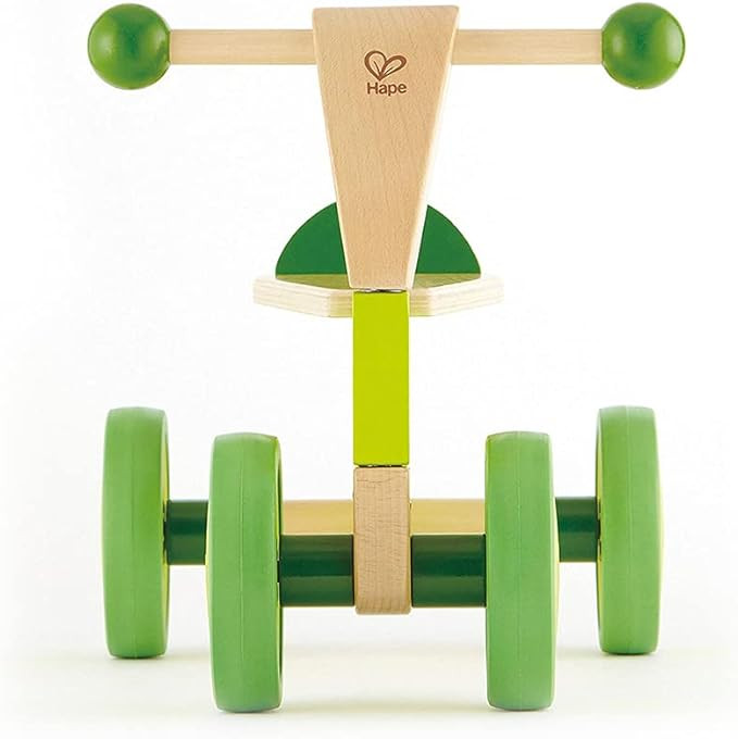 Hape Scoot Around Ride On Wood Bike | Award Winning Four Wheeled Wooden Push Balance Bike Toy for... | Amazon (US)