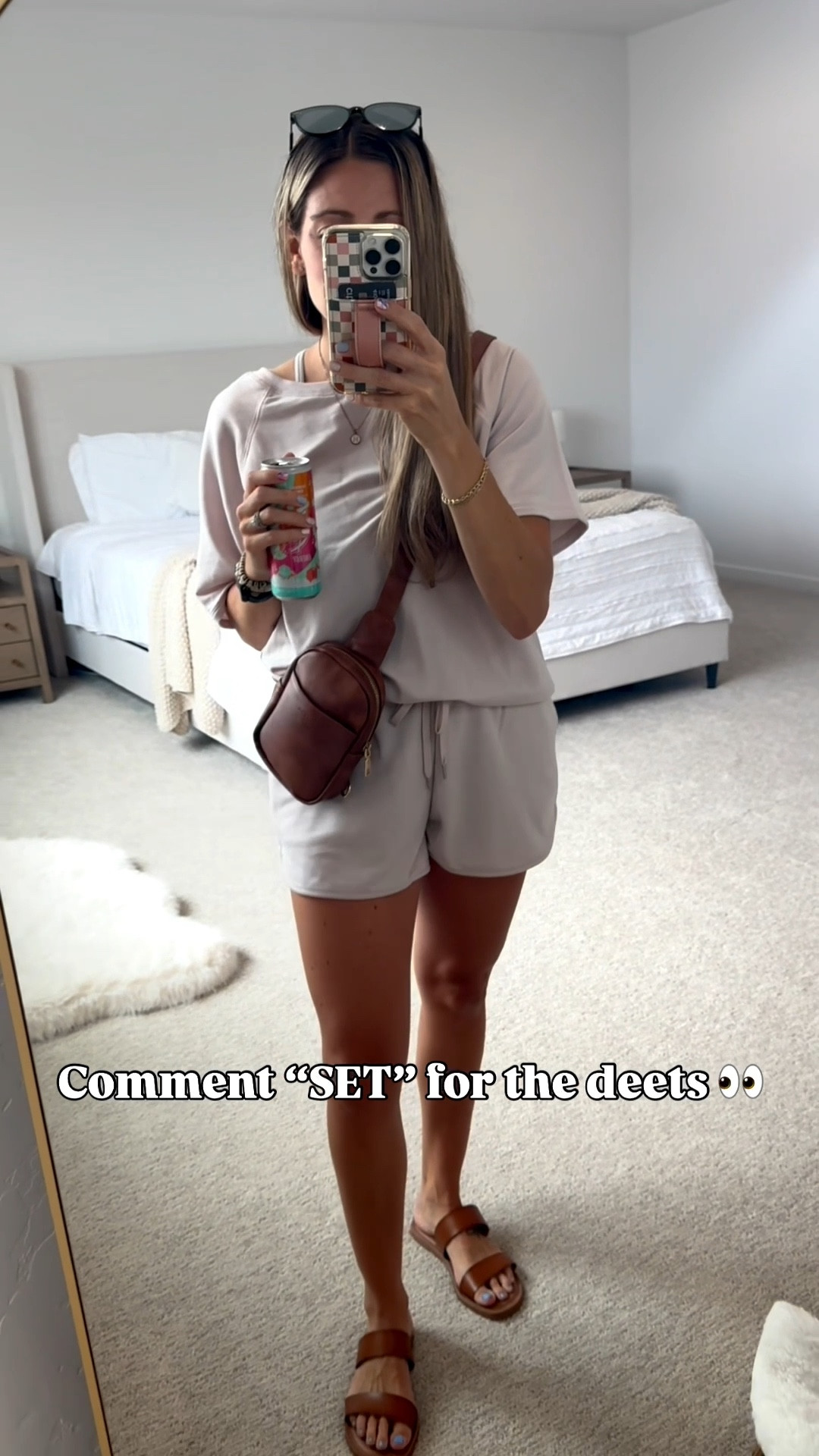 Comfort doesn’t mean sacrificing style 🙌 I started with this cozy matching set that I wear around the house on repeat, then added a few easy accessories—sandals or sneakers, a crossbody bag, necklace and sunglasses—and suddenly it’s the perfect errand-running outfit. I love pieces that can do double duty like this 🖤 of course it’s budget friendly. Set from Walmart  Linking everything for you on LTK so you can recreate this comfy-but-cute look for yourself! #LTKStyle #EverydayOutfit

#LTKTravel #LTKFindsUnder50 #LTKStyleTip