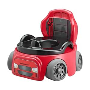 The First Years Training Wheels Racer Potty Training Toilet - Race Car Training Potty - Includes ... | Amazon (US)