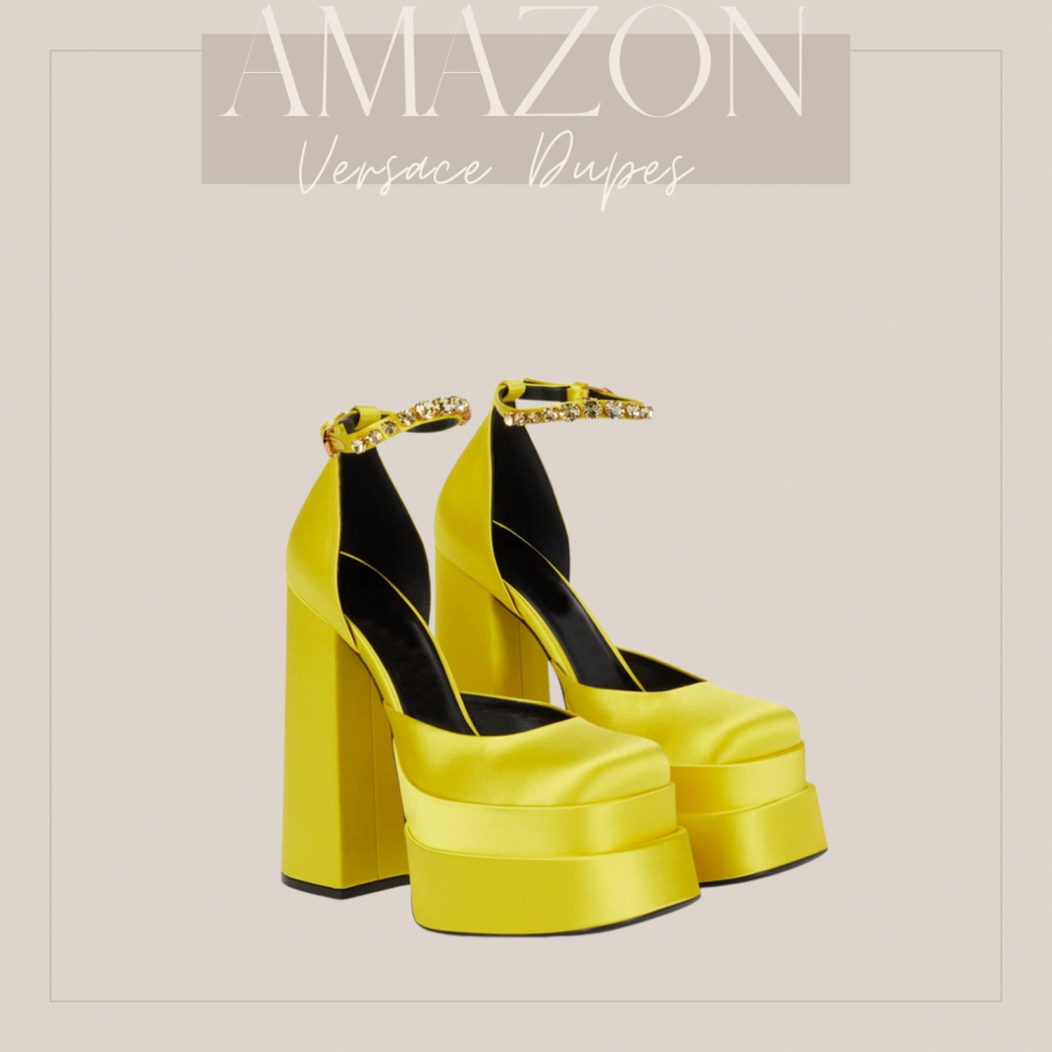 Versace Aevitas Platform dupe 

#LTKfit #LTKunder100 #LTKFind