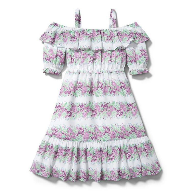 Floral Cold Shoulder Chiffon Dress | Janie and Jack