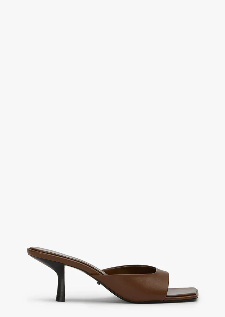 Rialto Mocha Nappa Heels | Tony Bianco US