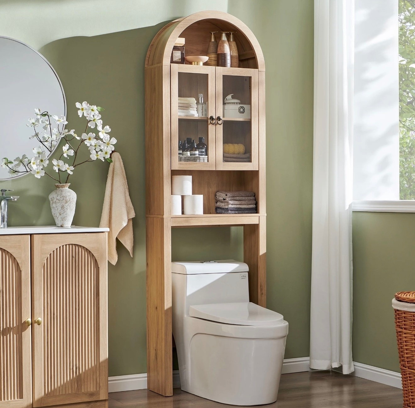 🚽✨ Maximize your bathroom space!
The Arched Over The Toilet Storage Cabinet is the perfect space-saving organizer. With its adjustable shelf, you can neatly store toiletries, towels, and more—keeping your bathroom stylish and clutter-free. Several colors available.

🛒 Shop this must-have bathroom organizer below!

#bathroomfinds #Bathroom #HomeDecor #CozyHome 

#LTKHome