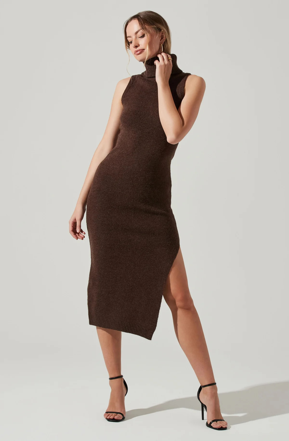 Irina Turtleneck Midi Sweater Dress | ASTR The Label (US)