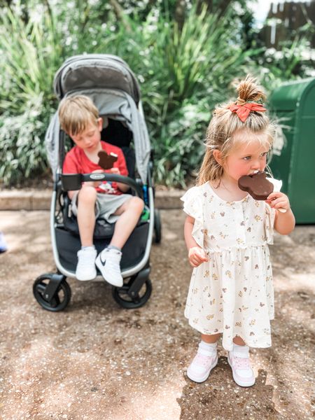 Toddler Disney outfits — these kept them cool (plus ice cream) on the hottest day at the Animal Kingdom 🦖 #toddler #disney 

#LTKunder50 #LTKkids #LTKfamily