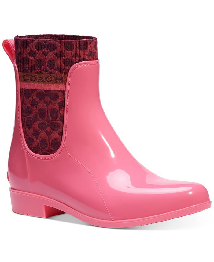 COACH Women's Rivington Rain Booties & Reviews - Booties - Shoes - Macy's | Macys (US)