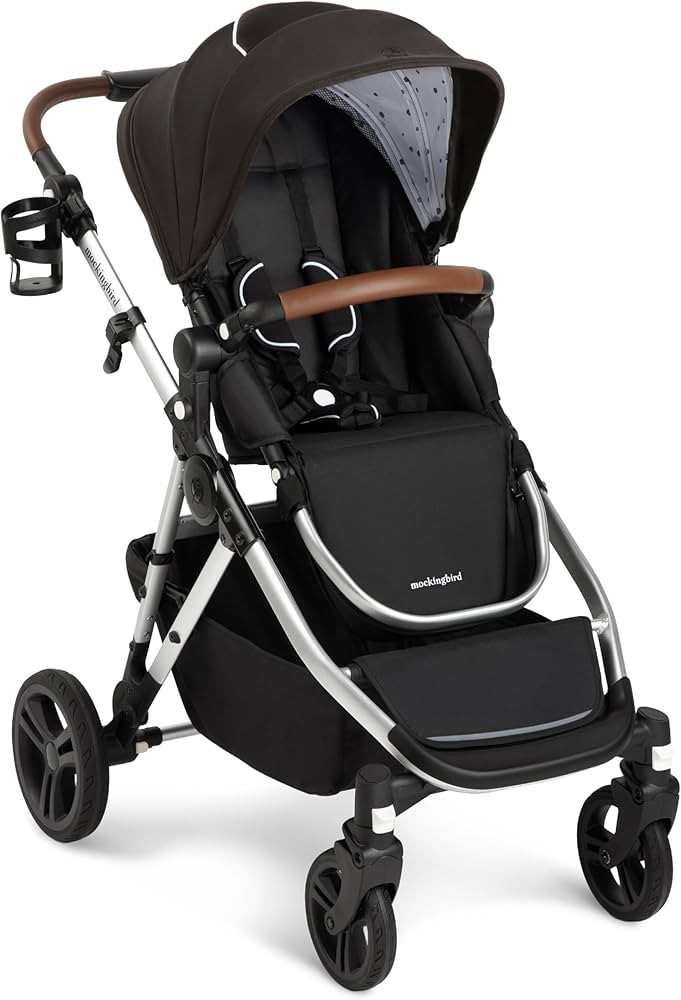 Mockingbird Single-to-Double Stroller 2.0 - Modular Full-Size Baby Stroller for 1, 2 or 3 Kids - ... | Amazon (US)