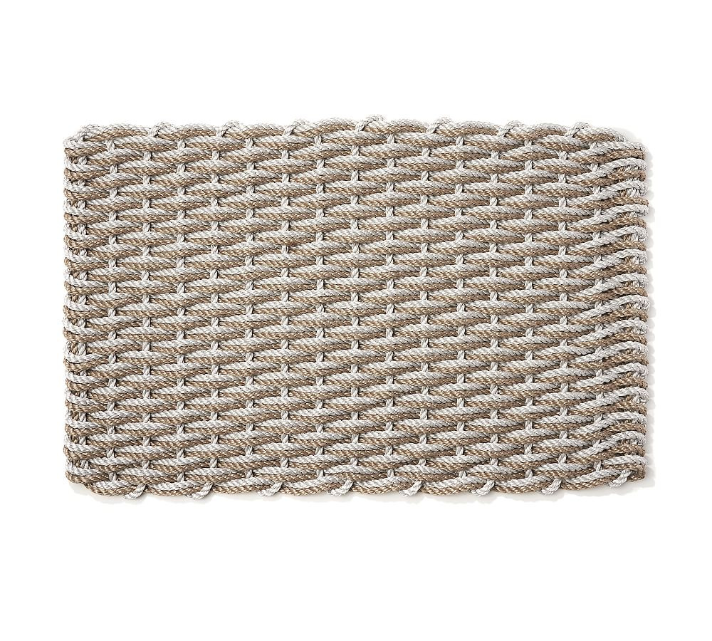 The Rope Co. Elemental Two-Tone Handwoven Doormat | Pottery Barn (US)